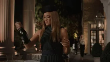 Kenzo Ribbed Sleeveless Top porté par Dominique Deveraux (Michael Michele) vu dans Dynasty (S04E03)