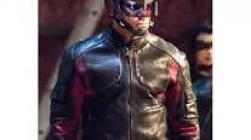 Chaqueta de cuero usada por John Diggle (David Ramsey) en Arrow (S06E06)