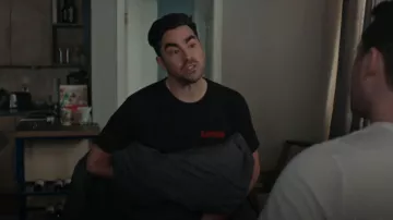 Bianca Chandon Lover Tee worn by David Rose (Daniel Levy) as seen in Schitt's Creek (S06E02)