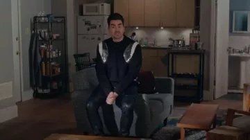 Dsquared2 Sequin-Panelled Jersey Sweatshirt worn by David Rose (Daniel Levy) as seen in Schitt's Creek (S06E05)