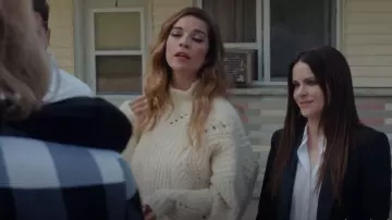 Isabel Marant Farren Sweater worn by Alexis Rose (Annie Murphy) as seen in Schitt's Creek (S06E14)