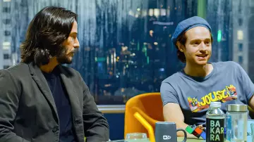 "Joust" Graphic Tee worn by Scott (Andrew Rothney) in The Matrix Resurrections movie