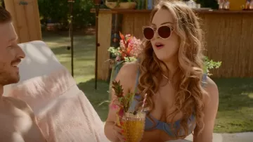 Lunettes de soleil Roberto Cavalli Cat Eye portées par Fallon Carrington (Elizabeth Gillies) vues dans Dynasty (S04E03)