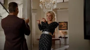 Ronny Kobo Astrid Coltonnage Bodycon Robe portée par Alexis Carrington (Elaine Hendrix) vue dans Dynasty (S04E08)