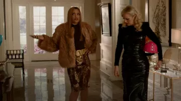 A.L.C. Ansel Ruched Long-Sleeve Top porté par Dominique Deveraux (Michael Michele) vu dans Dynasty (S04E08)