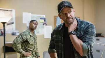 Plaid Shirt worn by Jason Hayes (David Boreanaz) in SEAL Team TV show wardrobe (Season 5 Episode 9)