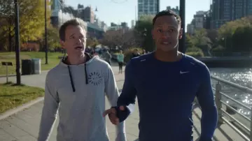 Barbell Apparel Hoodie worn by Michael (Neil Patrick Harris) as seen in Uncoupled TV show wardrobe (S01E04)