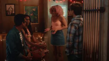 Free People Intimate Seamless Thin Skinny Strap Brami Cami worn by Phoebe (Phoebe Robinson) as seen in Everything's Trash (S01E09)