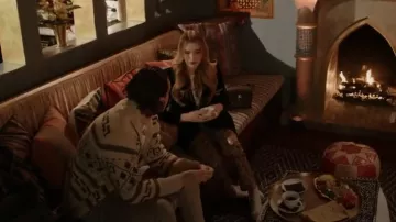 Reformation Veda 5 Pocket Leather Pant worn by Kirby Anders (Maddison Brown) as seen in Dynasty (S04E10)