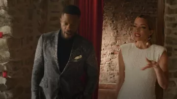 Etro Paisley Print Single Breasted Blazer porté par Jeff Colby (Sam Adegoke) vu dans Dynasty (S04E12)