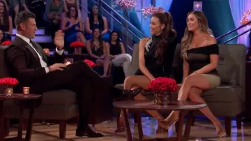 Rene Caovilla Crystal Ankle-Strap Platform Sandales portées par Rachel Recchia comme on le voit dans The Bachelorette (S19E08)