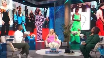 Bon pantalon American Better Than Leather Icon porté par Morgan Stewart comme on le voit dans E! News Daily Pop le 06 septembre 2022