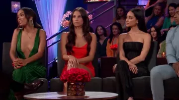 Amanda Uprichard Janet Robe portée par Geneviève Parisi comme on le voit dans The Bachelorette (S19E08)