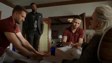 Ceinture Gucci GG Marmont portée par Jeff Colby (Sam Adegoke) vue dans Dynasty (S04E13)
