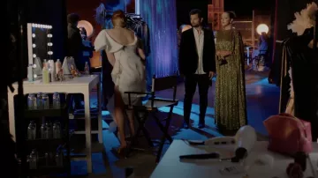 Alexandre Vauthier Leila Slipper Sandals worn by Kirby Anders (Maddison Brown) as seen in Dynasty (S04E14)