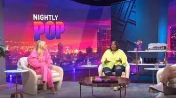 Bon american Better Than Leather Quilted Bomber porté par Morgan Stewart comme on le voit dans E! News Nightly Pop le 07 septembre 2022