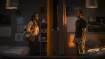 Ami ADC Polo Shirt usado por Andre Johnson, Jr. (Marcus Scribner) como se ve en grown-ish (S05E08)