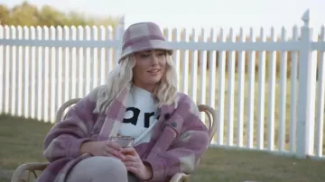 Isabel Marant Fontizi Blanket Coat worn by Kathryn Dennis as seen in Southern Charm (S08E11)