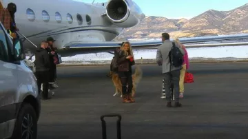 Sac à dos Louis Vuitton Palm Springs MM porté par Dorit Kemsley vu dans The Real Housewives of Beverly Hills (S12E16)