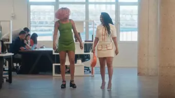 Glamorous Exclusive Black Platform Heeled Sandals worn by Phoebe (Phoebe Robinson) as seen in Everything's Trash (S01E10)