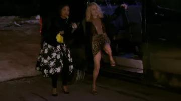 Dolce & Gabbana Charmeuse Midi Dress worn by Sutton Stracke as seen in The Real Housewives of Beverly Hills (S12E17)
