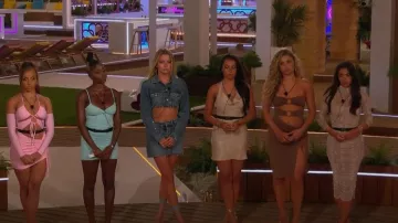 Shein Ring Cut Out Vestido usado por Antigoni Buxton como se ve en Love Island (S08E19)