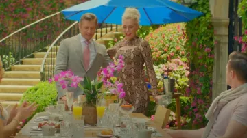 Bandier x A.L.C. Legging taille haute avec zip avant porté par Fallon Carrington (Elizabeth Gillies) comme vu dans Dynasty (S04E19)