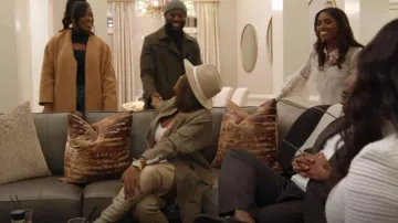 Fashion Nova "Good Vibes Only" Chaqueta verde usada por Quad Webb como se ve en Married to Medicine (S09E10)