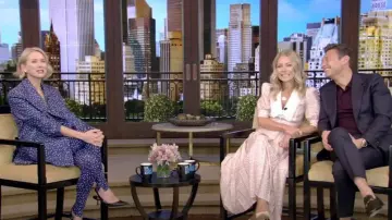 Magda Butrym Spot-Print Cut-Out Catsuit porté par Naomi Watts vu en DIRECT avec Kelly et Ryan le 14 septembre 2022