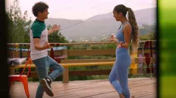 Nike Yoga Luxe Dri-FIT Infinalon Jumpsuit usado por Gina (Sofia Wylie) como se ve en High School Musical: The Musical: The Series (S03E08)