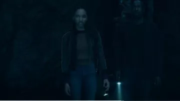 All Saints Atley Bomber Jacket usado por Natalie Irons (Tayler Buck) como se ve en Superman & Lois (S02E11)