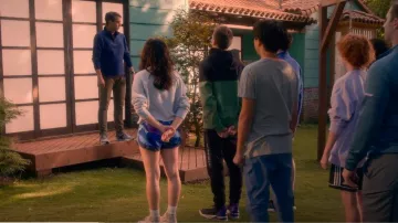 Nike Lebron 18 worn by Eli 'Hawk' Moskowitz (Jacob Bertrand) as seen in Cobra Kai (S05E01)