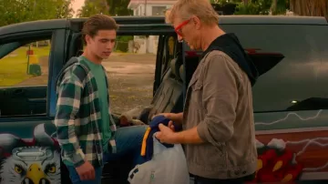 Simms Coldweather Hoody worn by Robby Keene (Tanner Buchanan) as seen in Cobra Kai (S05E01)