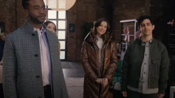 Banana Republic Bomber Jack­et worn by Justin Coleman (Roby Attal) as seen in Partner Track (S01E10)