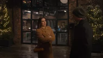 Fendi First Small Brown Leather Bag usado por Rachel Friedman (Alexandra Turshen) como se ve en Partner Track (S01E10)