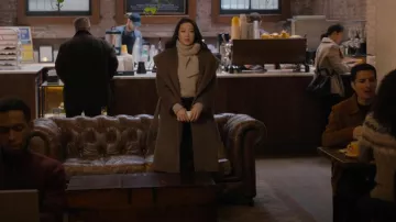 Max Mara Coat with Hood worn by Ingrid Yun (Arden Cho) as seen in Partner Track (S01E10)