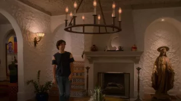 Marine Layer Banks Tee worn by Miguel Diaz (Xolo Maridueña) as seen in Cobra Kai (S05E02)