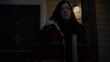 Sanctuary Sierra Plaid Jacket worn by Patty O'Connor (Mary Hollis Inboden) as seen in KEVIN CAN F**K HIMSELF (S02E02)