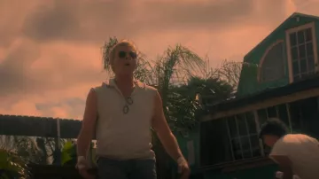 Ray Ban Aviator Sunglasses worn by Johnny Lawrence (William Zabka) as seen in Cobra Kai (S05E04)