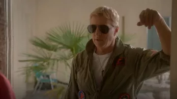 Quay High Key Sunglasses worn by Johnny Lawrence (William Zabka) as seen in Cobra Kai (S05E04)