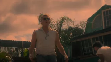 H&M Relaxed Fit Sleeveless Hoodie worn by Johnny Lawrence (William Zabka) as seen in Cobra Kai (S05E04)