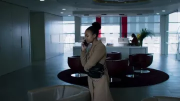 Michael Kors Leather Sling Bag worn by Harper Stern (Myha'la Herrold) as seen in Industry (S02E07)