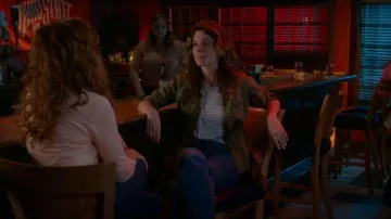 Free People Jayde Jeans worn by Amanda LaRusso (Courtney Henggeler) as seen in Cobra Kai (S05E05)