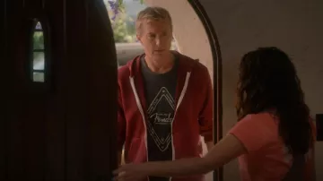 Lucky Brand Fender Diamond Tee worn by Johnny Lawrence (William Zabka) as seen in Cobra Kai (S05E05)