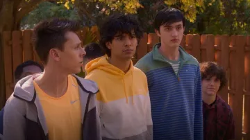 Primitive Denver Hood worn by Miguel Diaz (Xolo Maridueña) as seen in Cobra Kai (S05E07)
