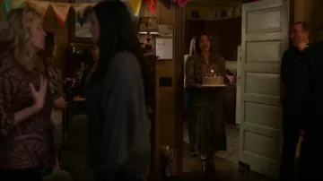 Tommy Hilfiger Lamere Boots worn by Detective Tammy Ridgeway (Candice Coke) as seen in KEVIN CAN F**K HIMSELF (S02E04)