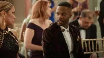 Dolce & Gabbana Long Sleeve Shirt worn by Jeff Colby (Sam Adegoke) as seen in Dynasty (S05E22)