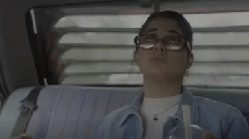 Rubi Ophelia Oval Sunglasses worn by Amerie Wadia (Ayesha Madon) as seen in Heartbreak High (S01E01)
