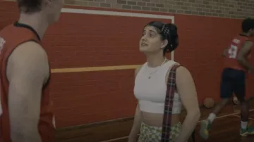 ABRAND A Heather Singlet worn by Amerie Wadia (Ayesha Madon) as seen in Heartbreak High (S01E02)