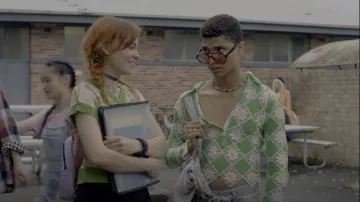 Zara Crocheted Top worn by Darren Rivers (James Majoos) as seen in Heartbreak High (S01E03)